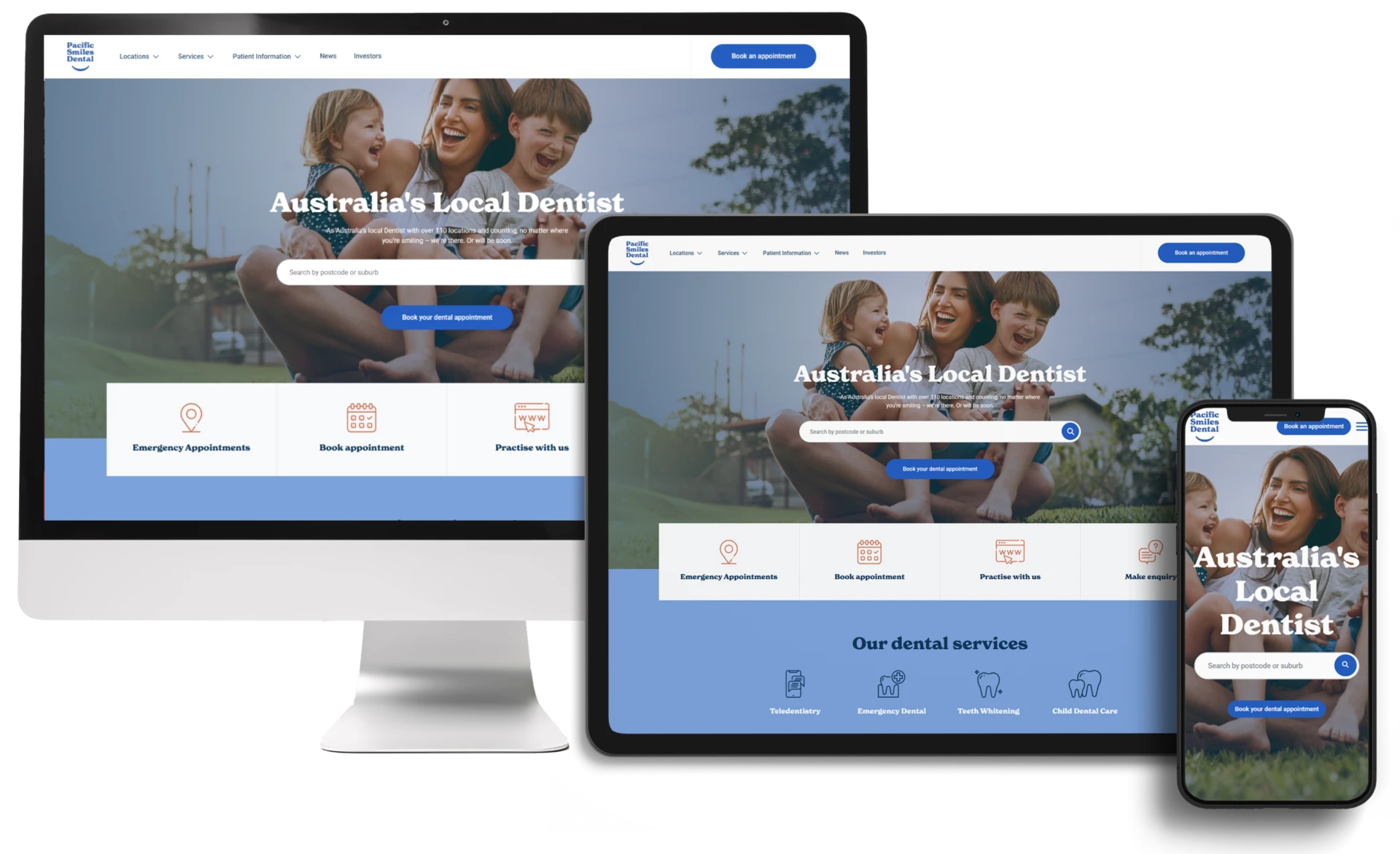 pacific smile dental portfolio image